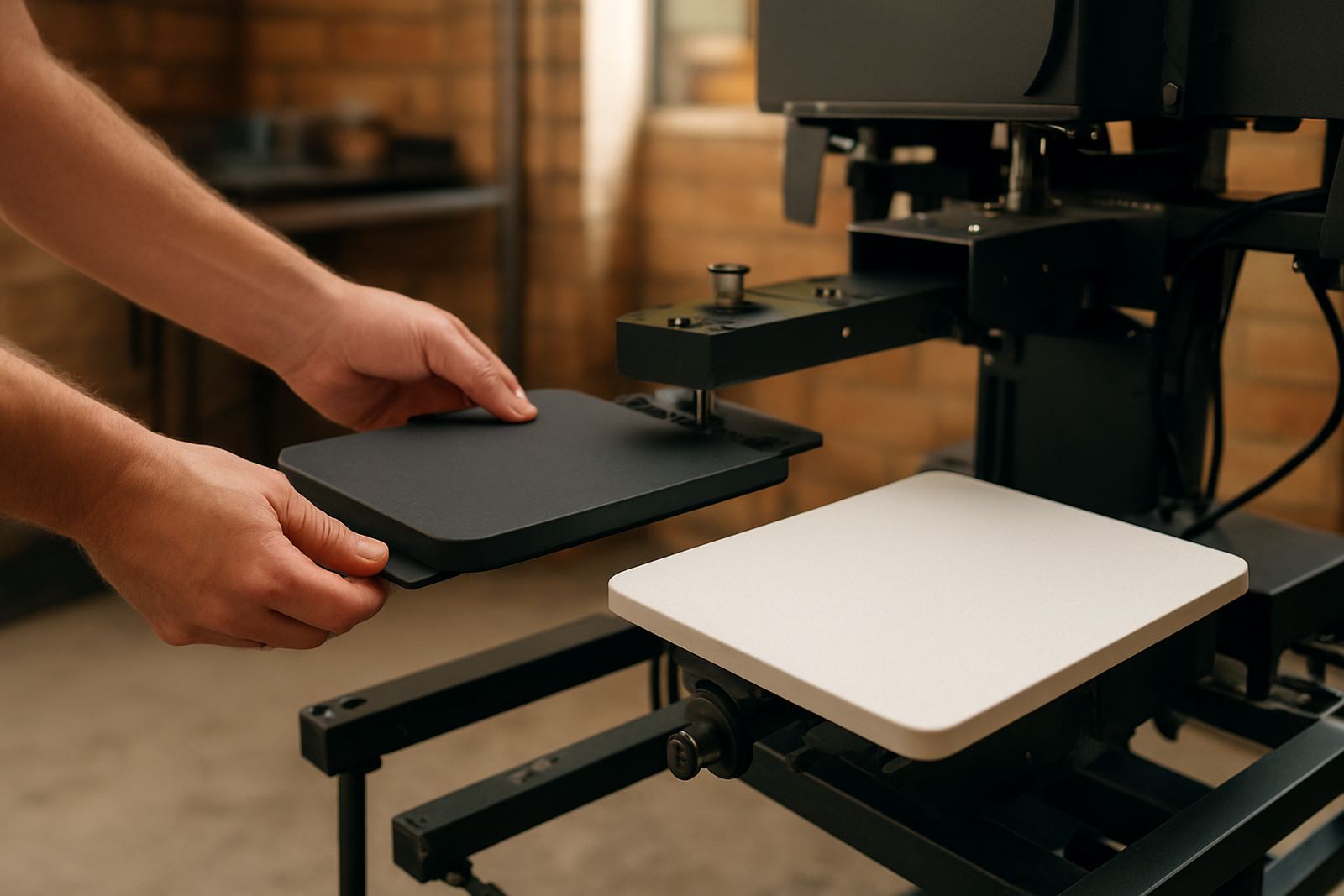 Platen Change Routine